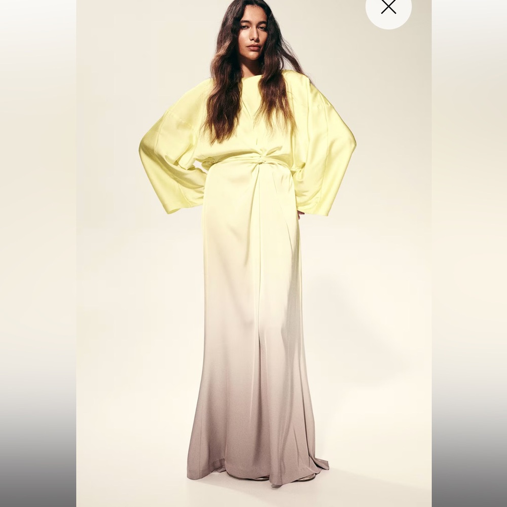 Beautiful yellow maxi
